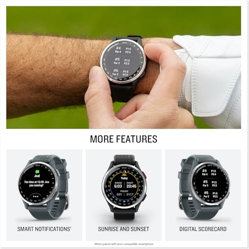Golf GPS Smartwatch Garmin Approach S44 Black / S44