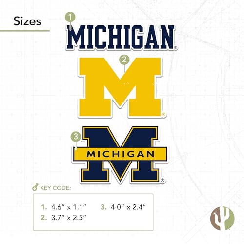 Michigan Wolverines Sticker Decal - Outdoor Vinyl Sports Fan Gear