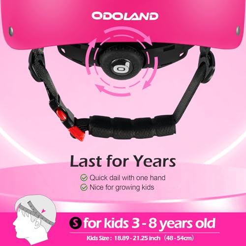 Kids Bike Helmet for Boys and Girls - Rose Princess Tiara Design, Age 3-8