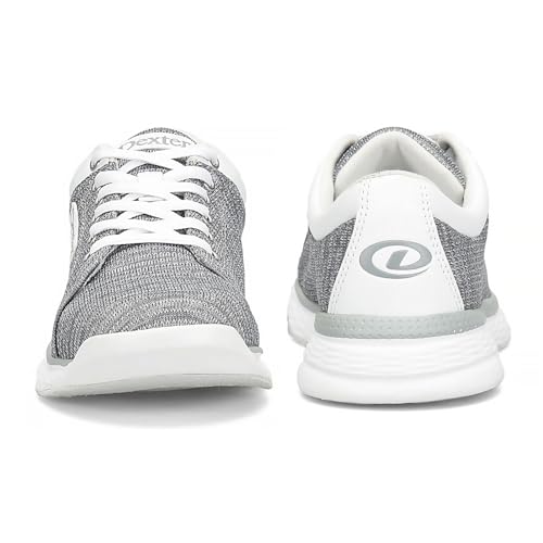Dexter Womens Ainslee Bowling Shoes - Grey White Size 8.5