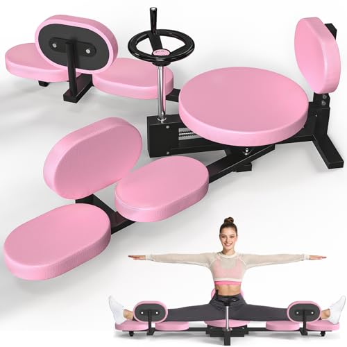 Extended Leg Stretcher for Flexibility & Splits Training - 36.2 Inch, Pink, Adjustable