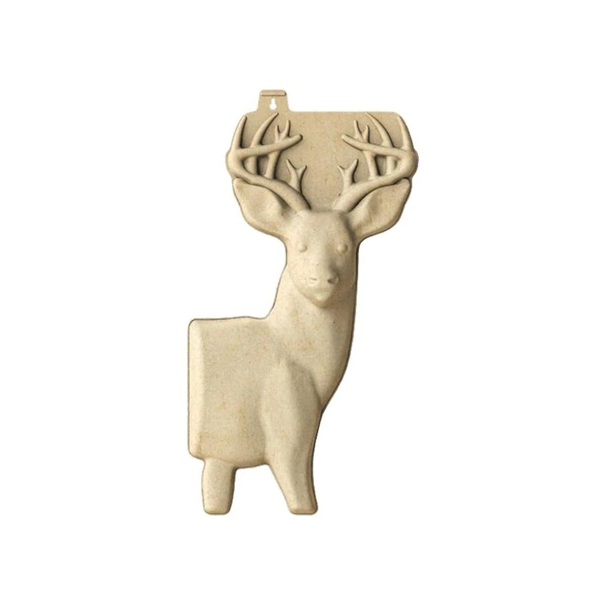 Birchwood Casey 3D Deer 31 1/4" x 17" Targets | Lightweight Hunting Shooting Training Targets with Mounting Tab | Pack of 3