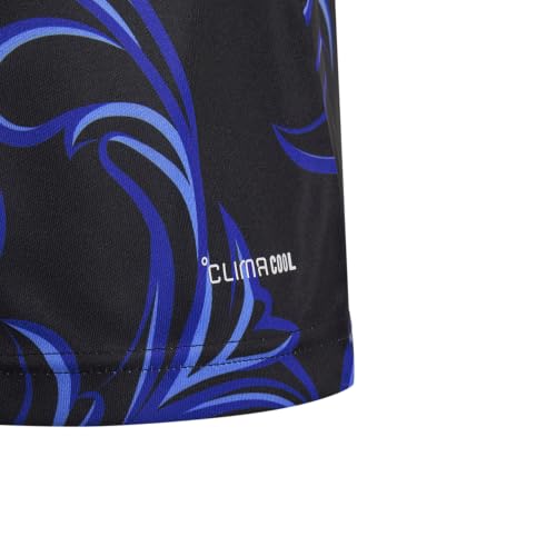Adidas Kids Argentina 26 Away Jersey - Large Black Blue Burst Unisex Soccer Top
