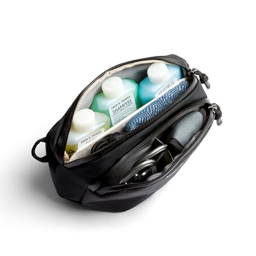 Travel Organizer Pouch - Water-Resistant, Compact, Black