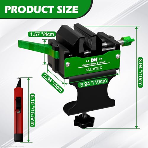 Golf Club Regripping Kit 2.0 Green No Drill Vise Clamp with Rubber Protection