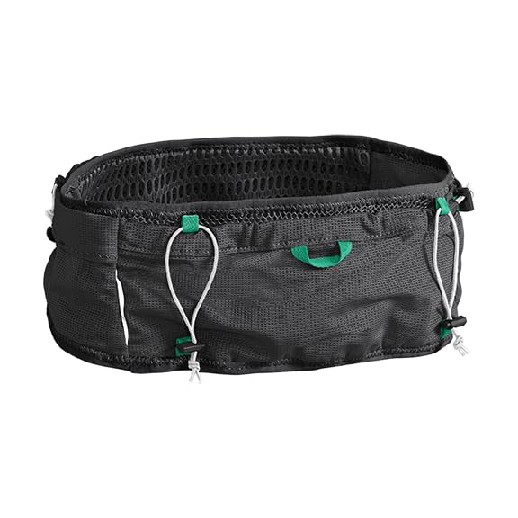 CamelBak Ultra Running Hydration Belt - Medium-Large Black, 17oz Flask, Minimal Design