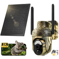 4G LTE Cellular Trail Camera with SIM Card, Solar Power, 2K Video, Remote Access - Pack of 1