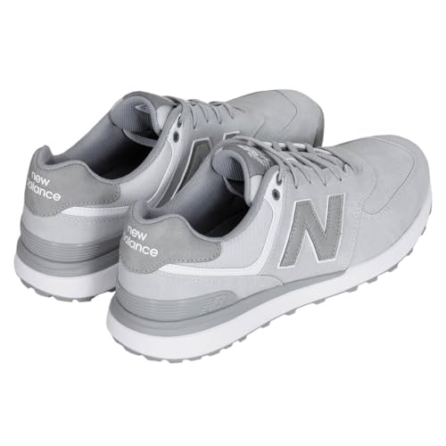 Men's Golf Shoes Waterproof All-Weather Athletic Footwear - Light Grey 13