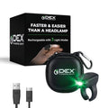 Wearable Finger LED Flashlight with Adjustable Ring & Case - 1 Light + 1 Case