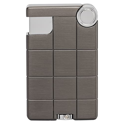Xikar EX Single Jet Flame Lighter Gunmetal Windproof Cigar Torch - Easy Fuel Adjustment