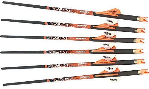 Ravin Carbon Crossbow Arrows 400 Grain, .003 Diameter - 6 Pack