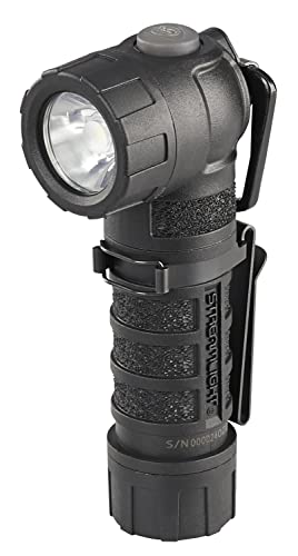 Black PolyTac 90X 500-Lumen Tactical Flashlight - Right Angle, Hands-Free