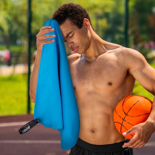 BOGI 4-Pack XL Microfiber Travel & Beach Towels - Quick Dry, Soft & Lightweight