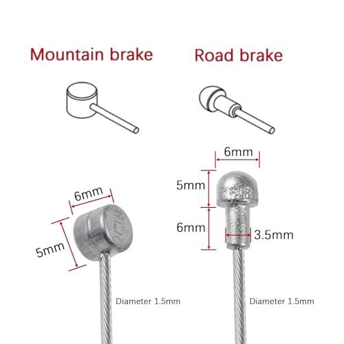 Universal Bike Brake Cable and Housing Set for Mountain and Road Bikes