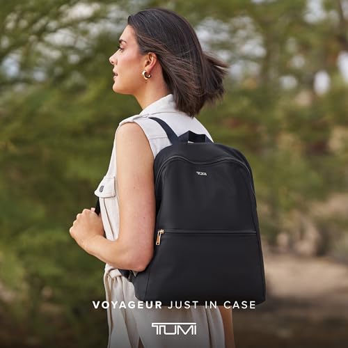 Foldable Travel Backpack - Lightweight, Black/Gold Hardware, One Size