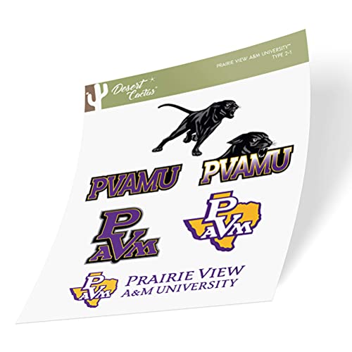 Prairie View A&M Panthers Vinyl Sticker Decal - Official College Logo