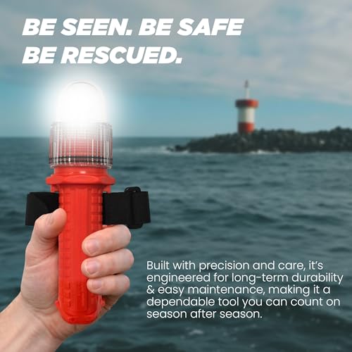 TEKTITE SOSeFLARE Day/Night Kit Electronic Boat Distress Flare Waterproof LED