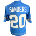 Unisex Barry Sanders Football Jersey Honolulu Blue Large Custom Sewn Detroit