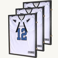 BAIJIALI Jersey Wooden Frame Display Case - Shadow Box with UV Acrylic & Hanger, Large 31.25"x23.25" - Variation 1
