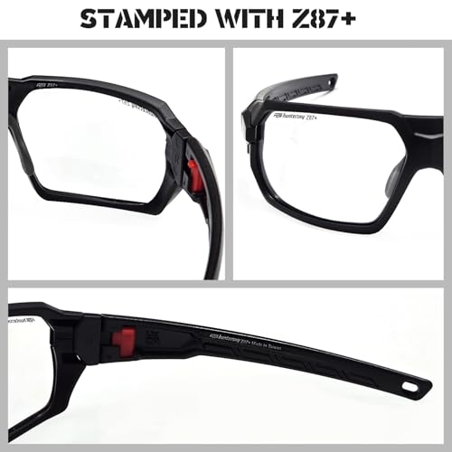 Ballistic Tactical Impact Protection Shooting Glasses ANSI Z87.1+ Anti-Fog Military Grade Airsoft Range Black Blue