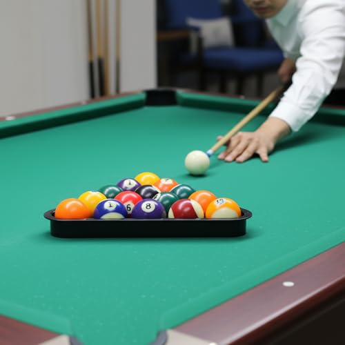 Plastic Billiard Ball Rack Triangle for Pool Table - Standard 2-1/4 Inch