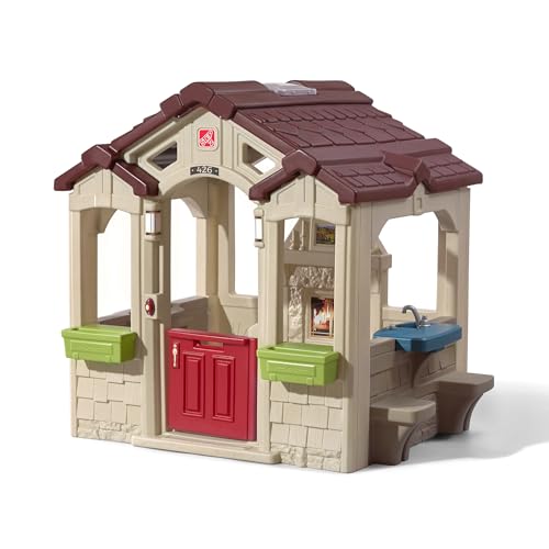Step2 Charming Cottage Kids Playhouse - Indoor & Outdoor Playset, Interactive Sounds, Easy Assembly - Variation of Playhouse