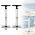 Boat Seat Pedestal Base Mount Kit with 7x7 Marine Plate and 3/4 Inch Rotating Post