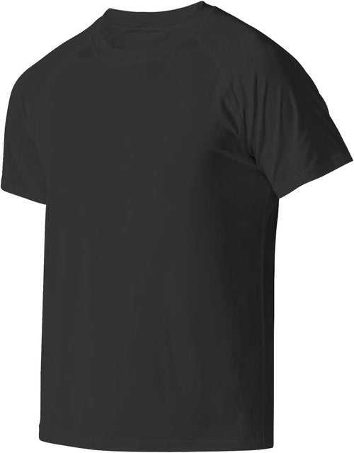 HYCOPROT Men's Quick Dry Athletic T-Shirt - Moisture-Wicking Short Sleeve Tee for Gym & Running