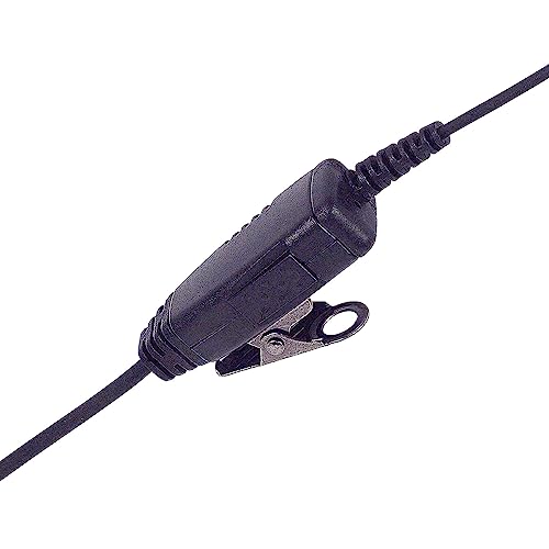 G Shape Earhook Two-Way Radio Earpiece with Mic for Motorola Clp Series - 5 Pack