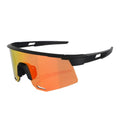 dKargo Cycling Polarized Sport Sunglasses for Men Women UV400 Baseball, Running, Golf, Motorcycle, Running, Fishing (Black Orange)