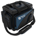 Reaction Tackle Saltwater Fishing Tackle Bag - Medium Water-Resistant 1000D PVC with Removable Dividers, Fits 3600 Trays