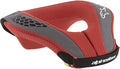Alpinestars Youth Sequence Neck Roll Small-Medium Black Red | Junior Racing Protective Gear