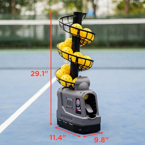 Pickleball Machine for Beginners - Adjustable Ball Launcher & Practice