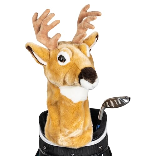 Premium Deer Driver Golf Headcover for Clubs - Stylish & Durable Protection