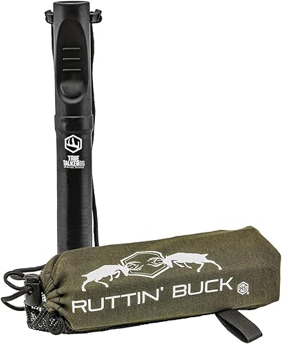 Deer Call & Rattle Bag Combo for Hunting - Mature Buck Grunts & Aggressive Growl