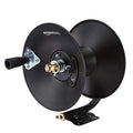 Amazon Basics Retractable Air Hose Reel - Fits 3/8-Inch 50-Foot Air Compressor Hoses, Without Hose, Portable, Black