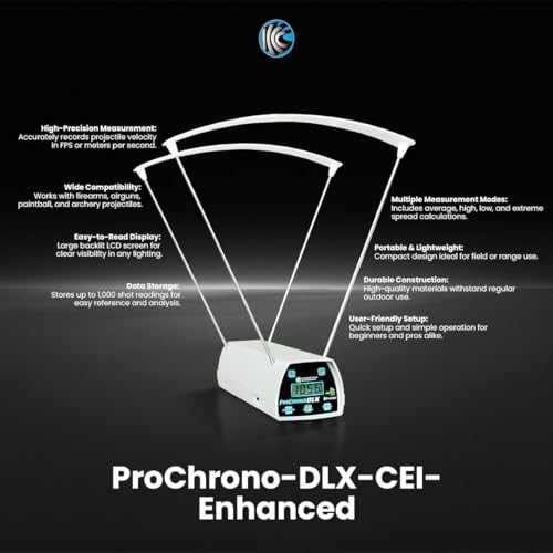 ProChrono DLX Ballistic Chronograph with Bluetooth for Shooting & Hunting
