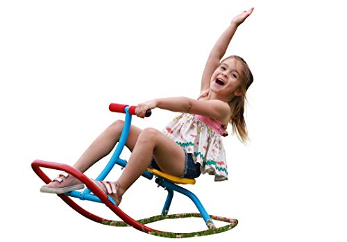 Kids Indoor Rocking Seesaw with Wide Base - Safe Toddler Balance & Motor Skill Toy