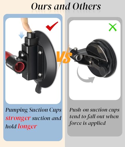 Heavy Duty Kayak Roller Loader Assist Suction Cup with Triangle Structure