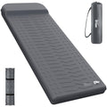 HiiPeak Memory Foam Sleeping Pad - Gray Single, 3 Inch Thick, Insulated Camping Mattress with Pillow