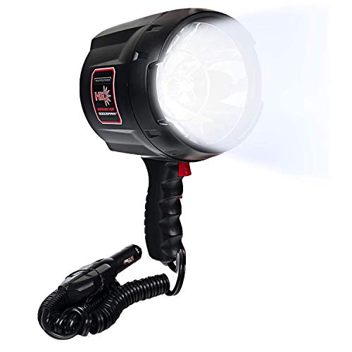 2000 Lumen HID Spotlight Floodlight with Adjustable Beam for Automotive Camping Fishing