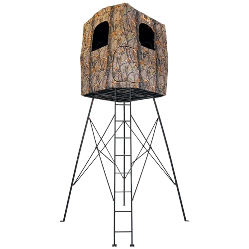 Muddy 7' Tall Quad Pod Hunting Blind Cover with 4 Zippered Windows - 1 Pack