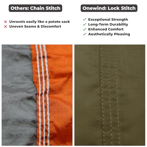 Ultralight Camping Hammock 11ft OD Green - Durable Ripstop Nylon