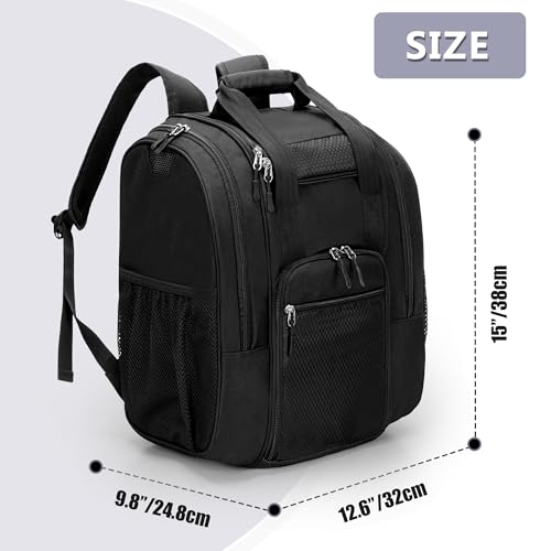 Bowling Ball Backpack with Shoe Compartment and Padded Storage - Fits One Ball