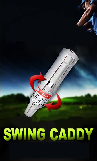 Golf Swing Trainer Caddy - Improve Distance, Rhythm & Accuracy