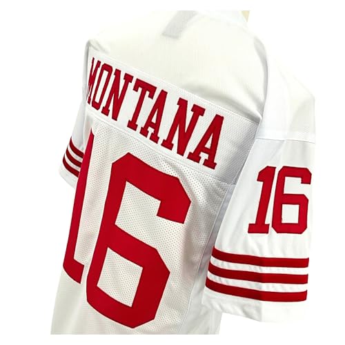 Joe Montana San Francisco White Jersey 3X-Large Unisex Fan Apparel