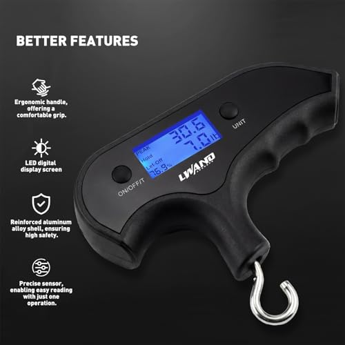 LWANO Digital Bow Scale 110lbs/50kg for Archery & Bow Tuning