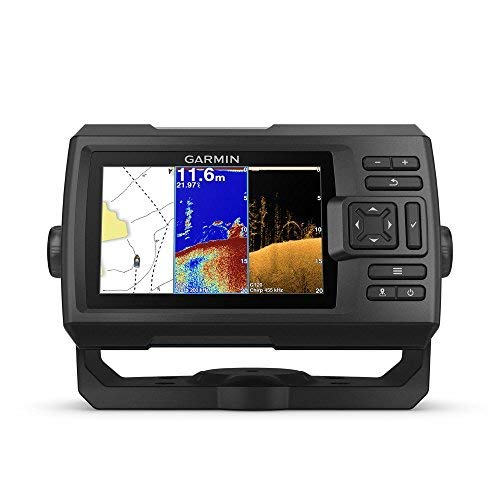 Fishing Sonar GPS Combo with Transducer 5-Inch Sunlight Readable Display