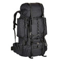 Amazon Basics 75L Internal Frame Hiking Backpack with Rainfly - Black