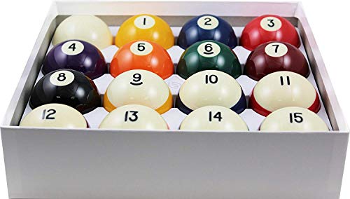 Aramith 2-1/4 Inch Regulation Size Billiard Pool Balls Set – 16 Premium Quality Balls